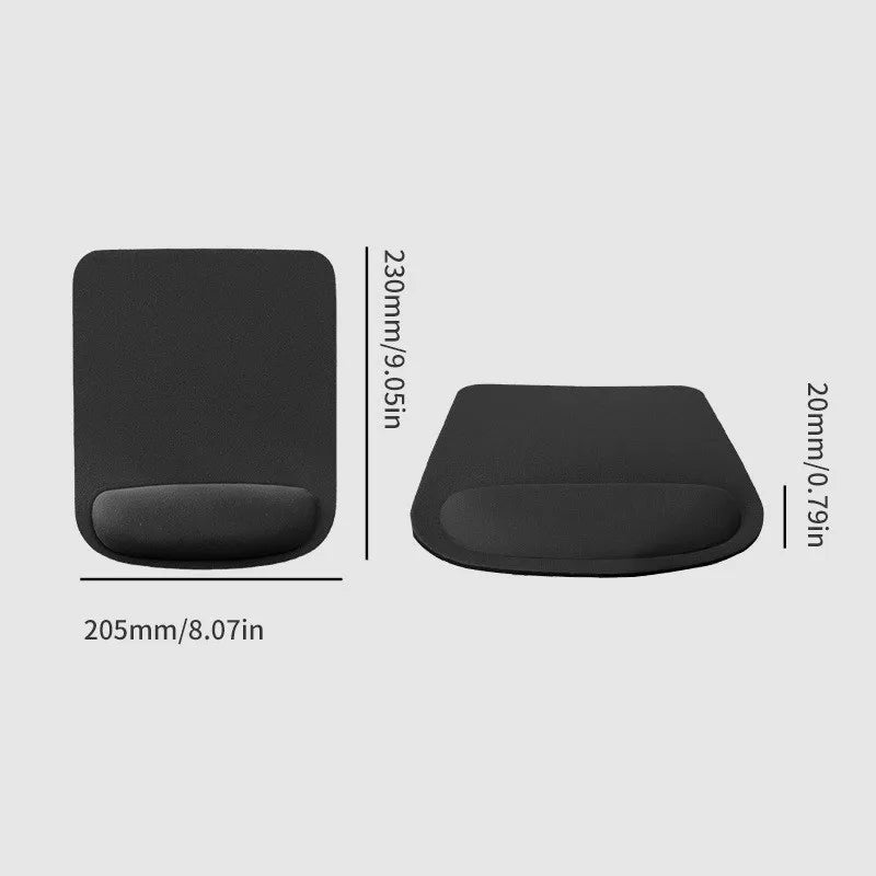 Ergonomic Mouse Pad with Gel Wrist Rest – Comfortable Keyboard Support & Non-Slip Base