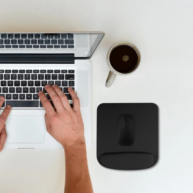 Ergonomic Mouse Pad with Gel Wrist Rest – Comfortable Keyboard Support & Non-Slip Base