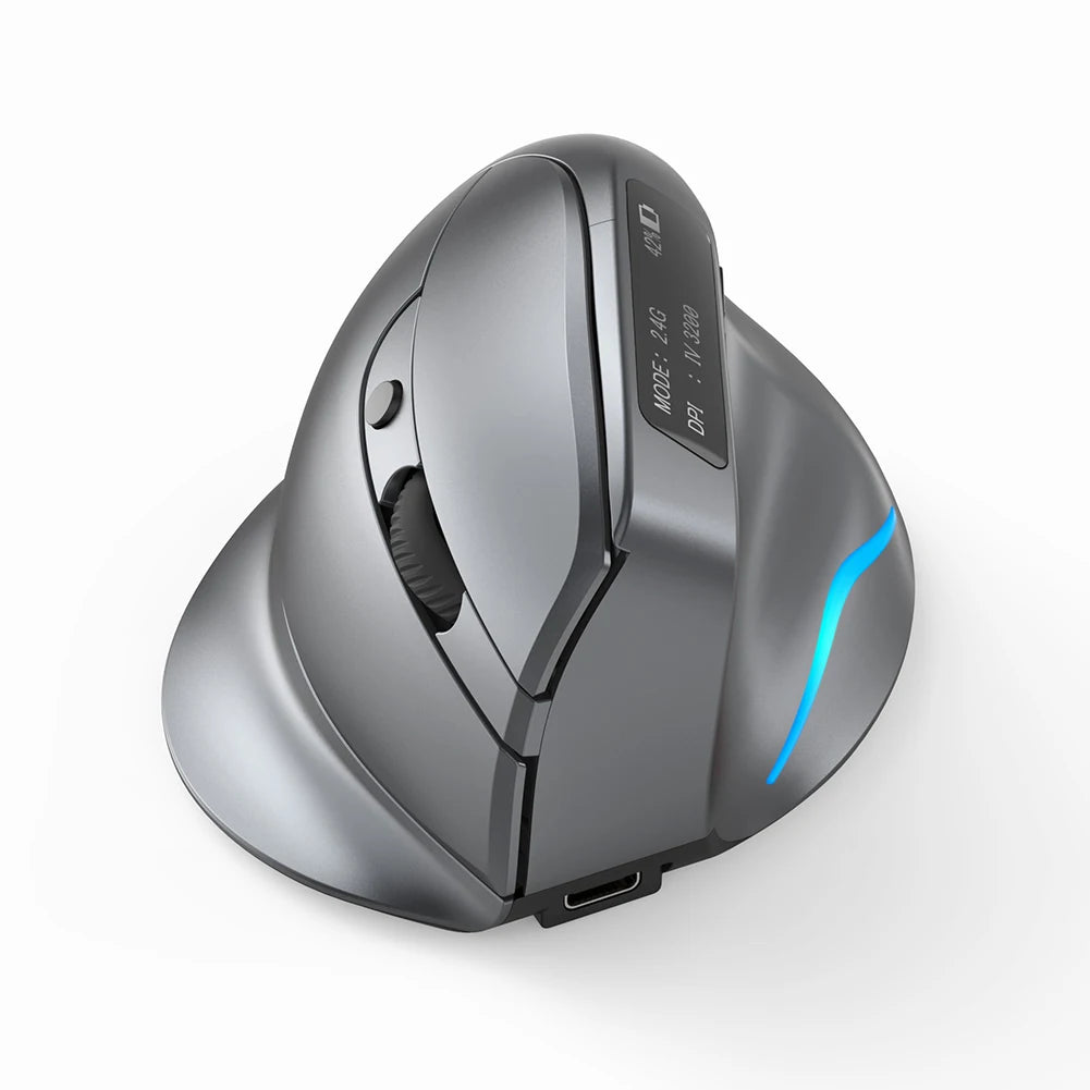 HyperPlay 2.4GHz Wireless Gaming Mouse – 3200DPI Ergonomic 8-Button RGB Controller (Right-Handed)
