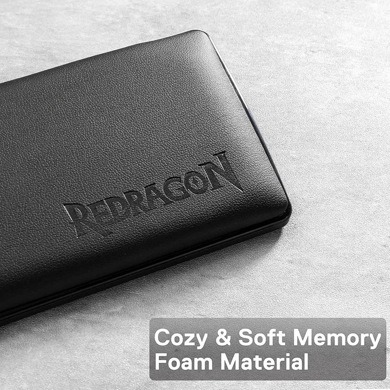 Redragon® Ergonomic Gaming Wrist Rest – Memory Foam & Anti-Slip Rubber Base