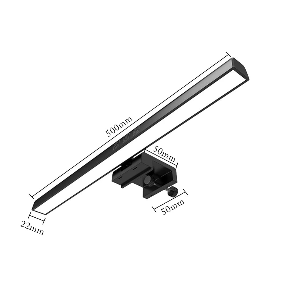 LED Screen Bar Desk Lamp – Eye-Care Lighting for Work & Gaming Setup