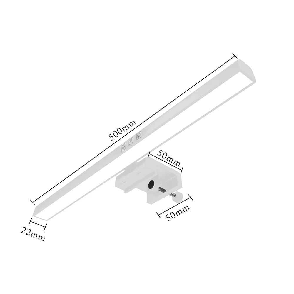 LED Screen Bar Desk Lamp – Eye-Care Lighting for Work & Gaming Setup