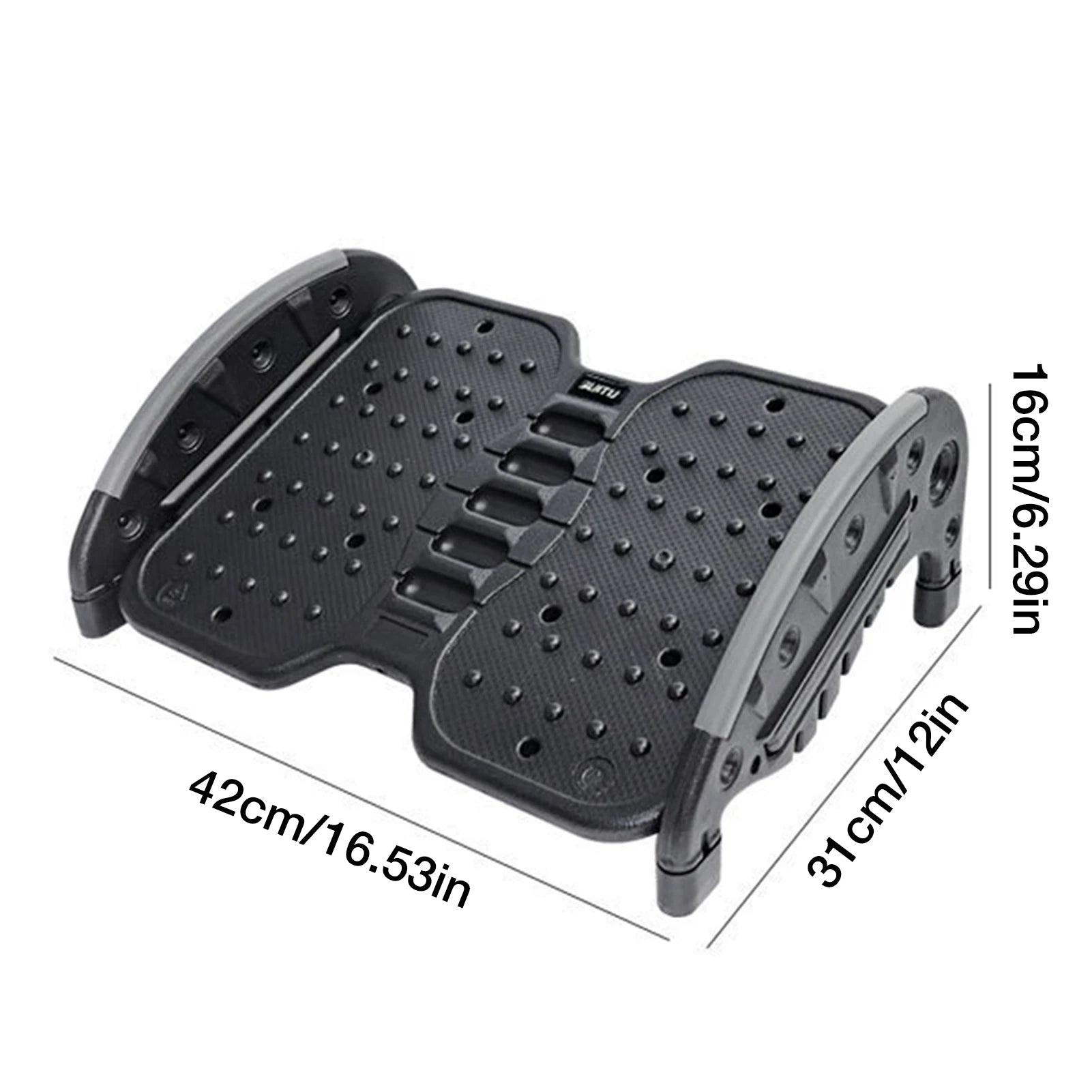 Office Foot Rest Under Desk with Massage Beads & Adjustable Height
